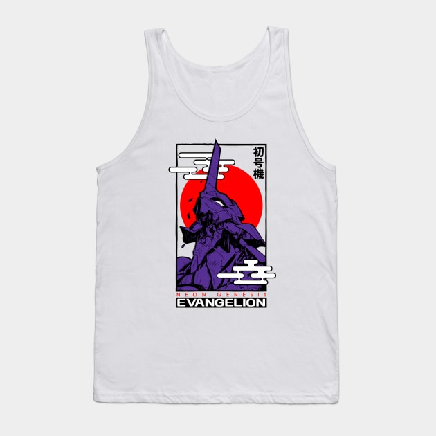 Evangelion Super Robot Tank Top by paisdelasmaquinas